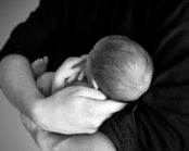 A newborn baby with the help of Doula